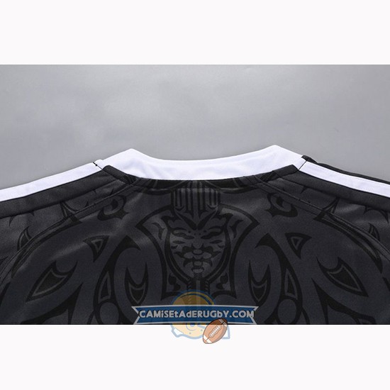 Camiseta Nueva Zelandia All Blacks Maori Rugby 100th Conmemorative